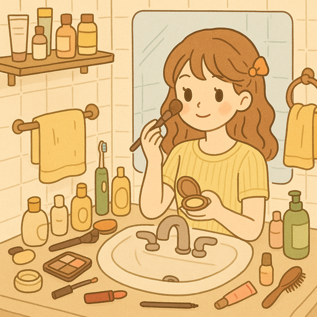 汚部屋だけど見た目には気を遣う女性