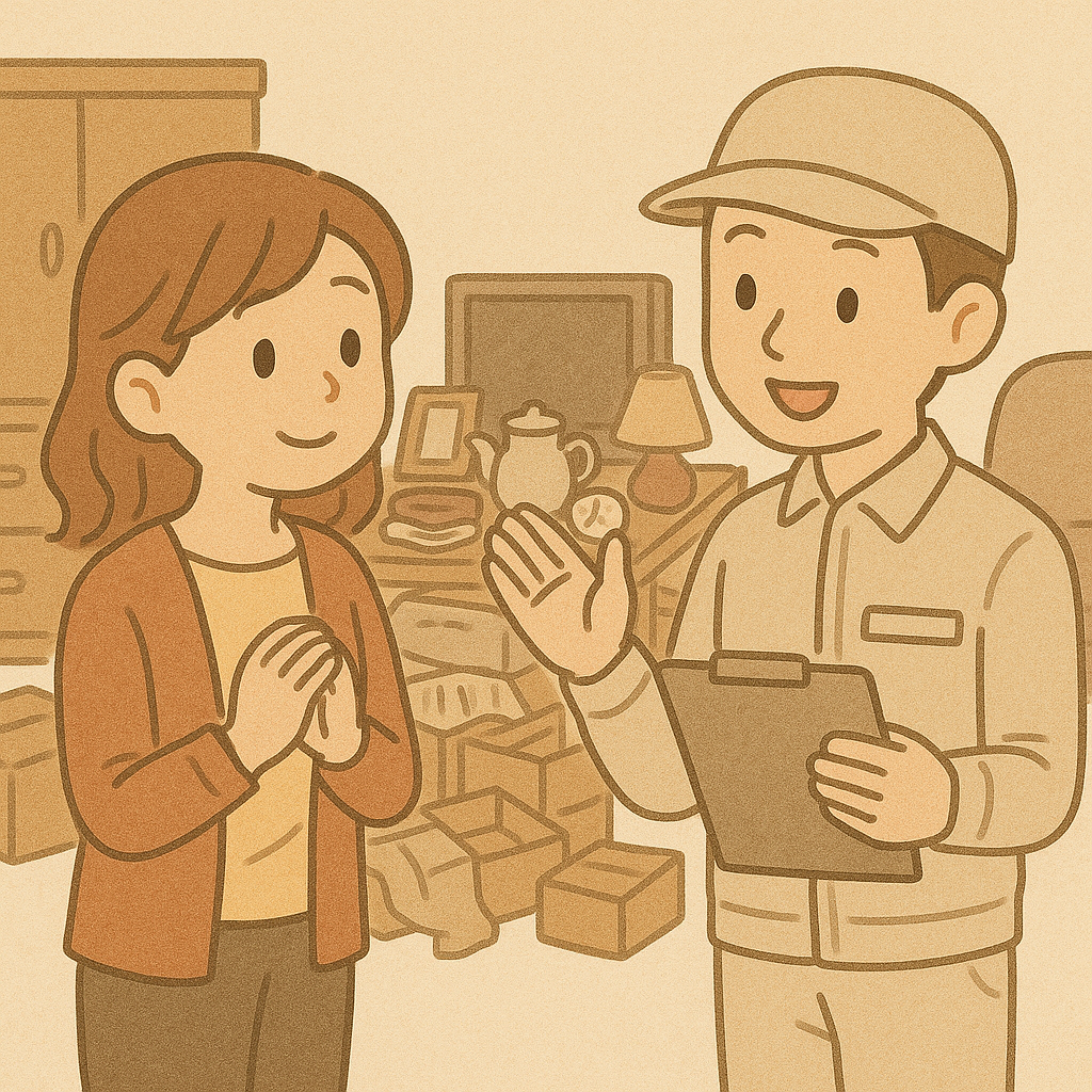 遺品整理はプロに任せる